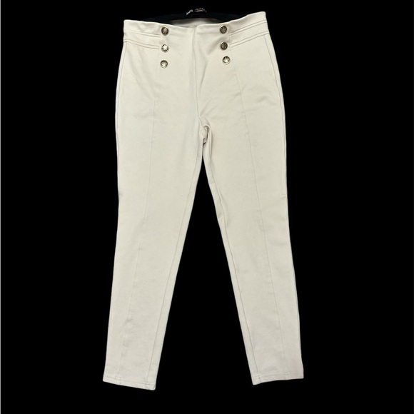 Zara Beige Soft Skinny Pant for Women sz XL (32) - Picture 2 of 7
